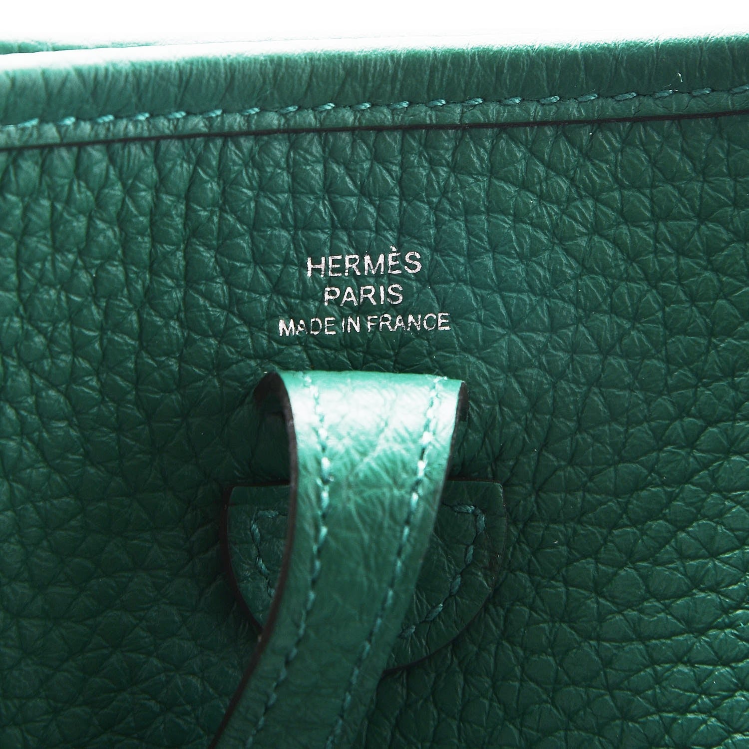 Hermes Taurillon Clemence Amazone Evelyne TPM Vert Vertigo 6 of 8