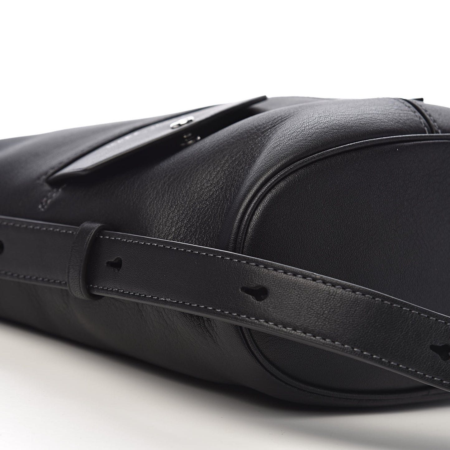 Calfskin Sling Shoulder Bag Black