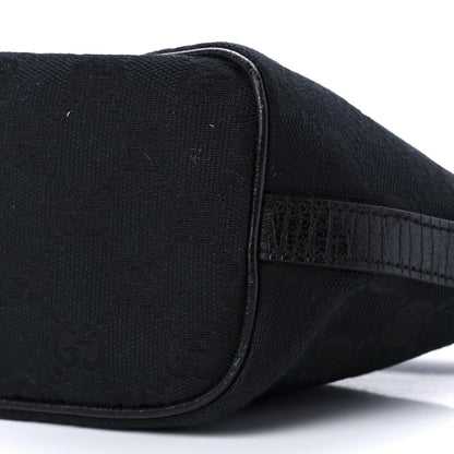 Gucci Monogram Web Boat Pochette Black 10 of 10
