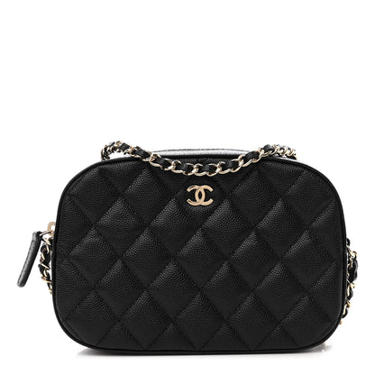 Chanel Caviar Quilted Vanity With Chain Black 3 of 11