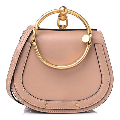 Chloe Calfskin Suede Small Nile Bracelet Bag Biscotti Beige 1 of 12