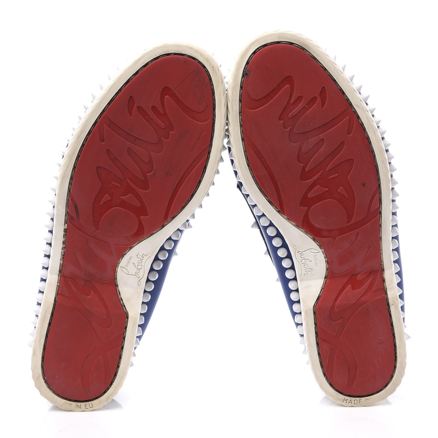 Calfskin Yacht Spikes Loafers 37 Blue