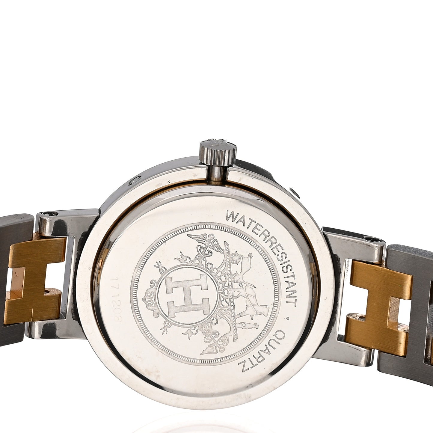 Stainless Steel 24mm Clipper Quartz Watch Gold