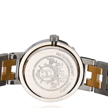 Hermes Stainless Steel 24mm Clipper Quartz Watch Gold 4 of 4