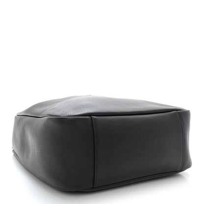 Saint Laurent Smooth Calfskin Large Le 5 A 7 Soft Hobo Black 4 of 12