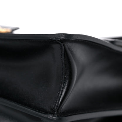 Fendi Vitello Liberty Bi-Color FF 1974 Embossed Chain Strap Kan U Shoulder Bag Black Maya 10 of 11