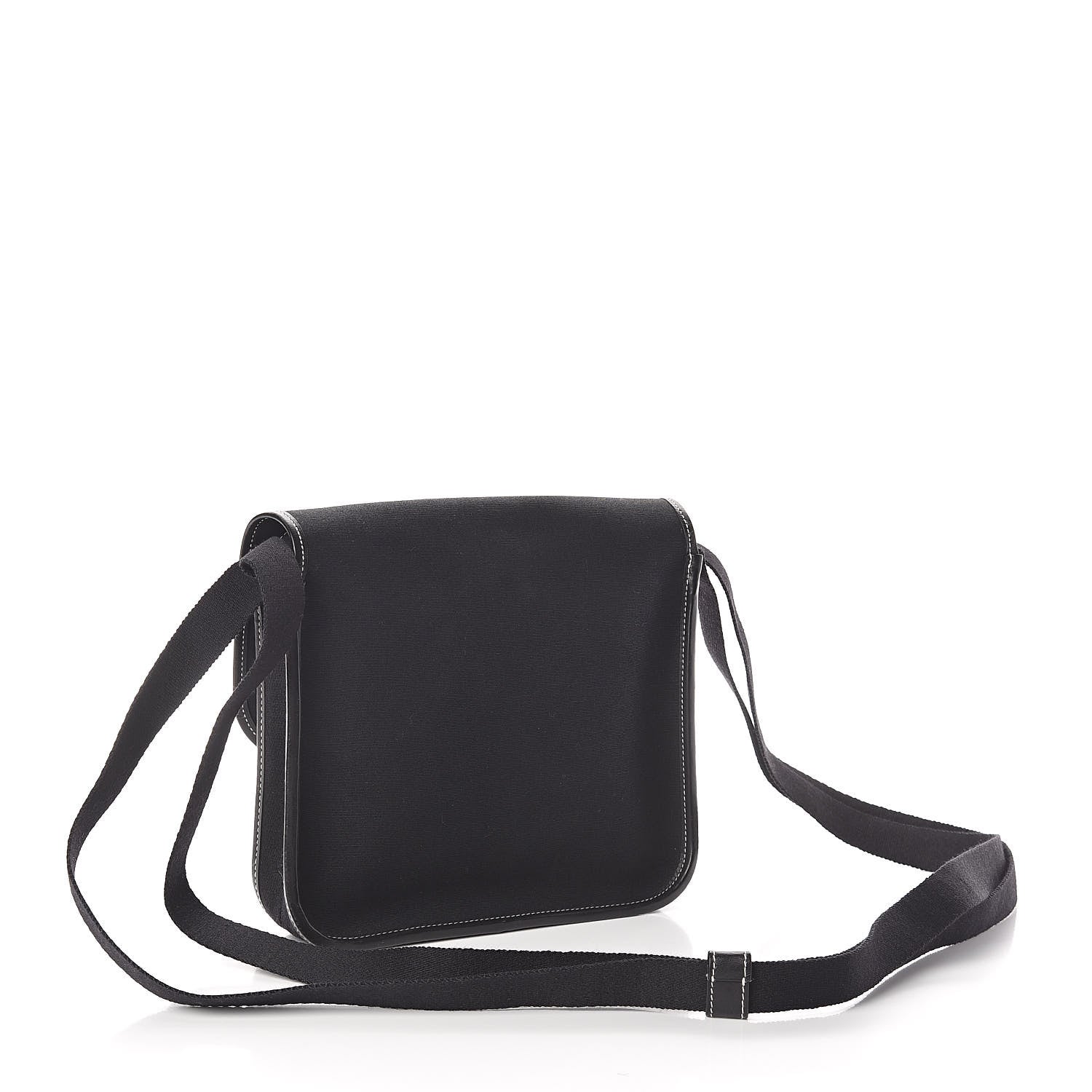 Hermes Toile Officier Mini Buenaventura Messenger Black 3 of 10