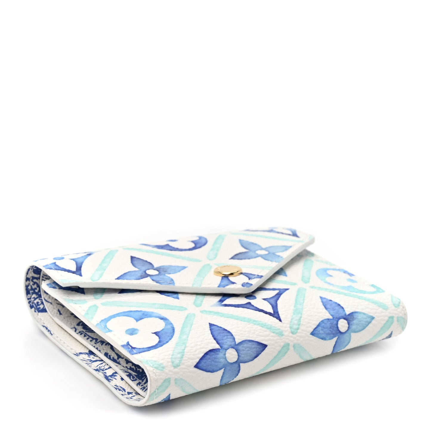 Monogram Tiles By The Pool Victorine Wallet Blue Blue