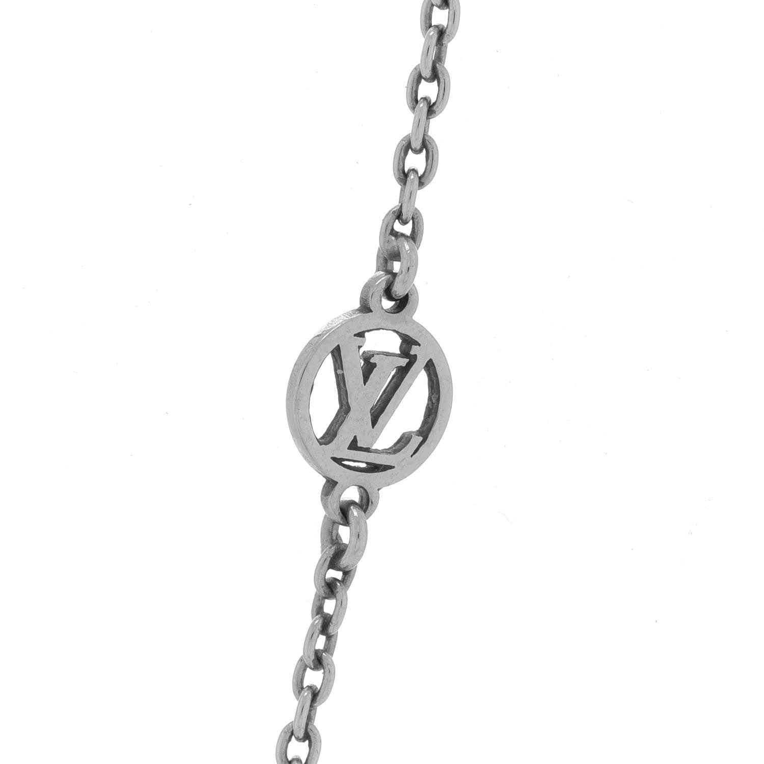 Louis Vuitton Essential V Necklace Rose Palla 5 of 8