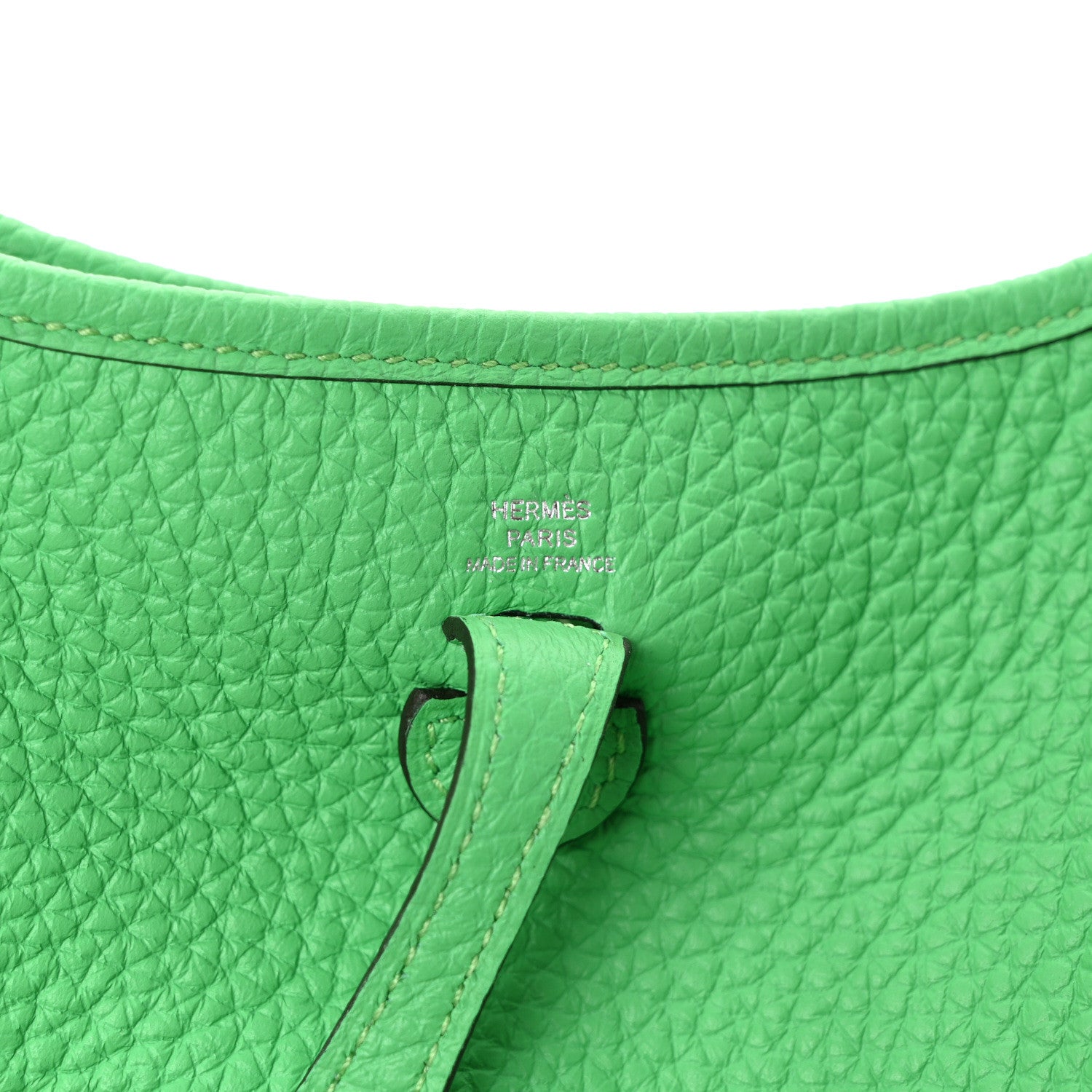 Hermes Taurillon Clemence Amazone Evelyne TPM Vert Comics Vert Fizz 6 of 9