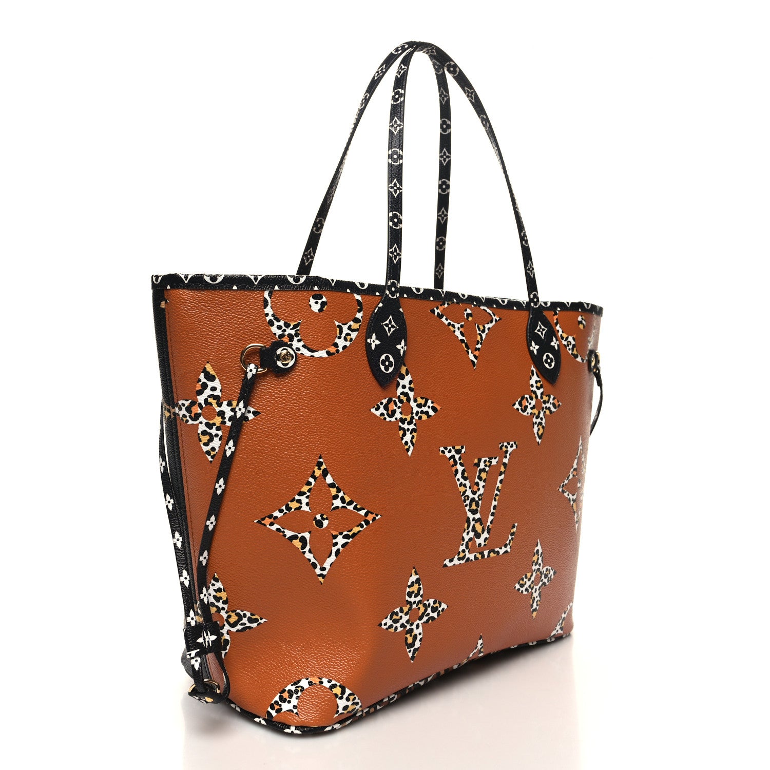 Louis Vuitton Monogram Giant Jungle Neverfull MM Black 3 of 10