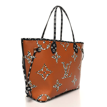 Louis Vuitton Monogram Giant Jungle Neverfull MM Black 3 of 10