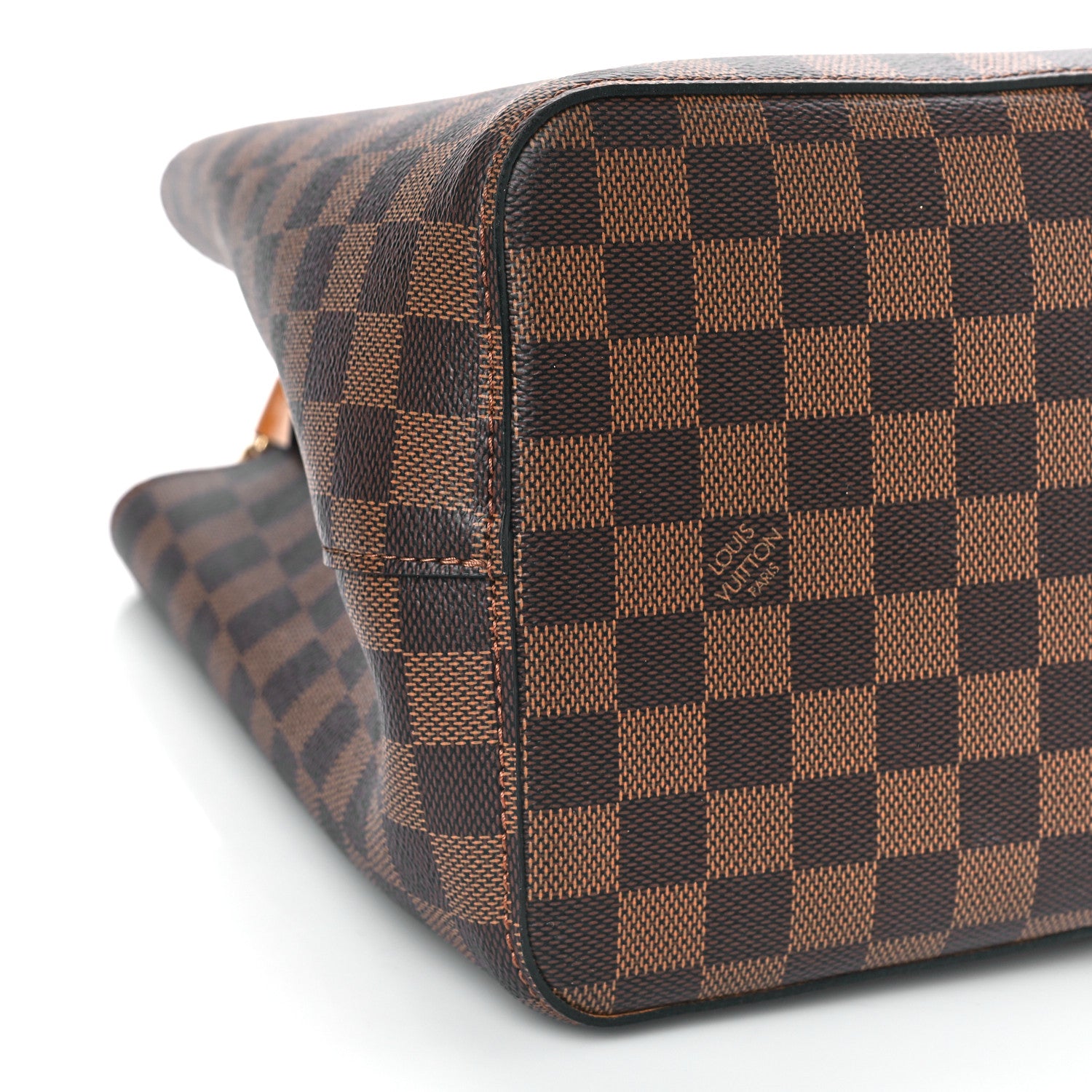 Louis Vuitton Damier Ebene Neonoe MM Safran 7 of 9