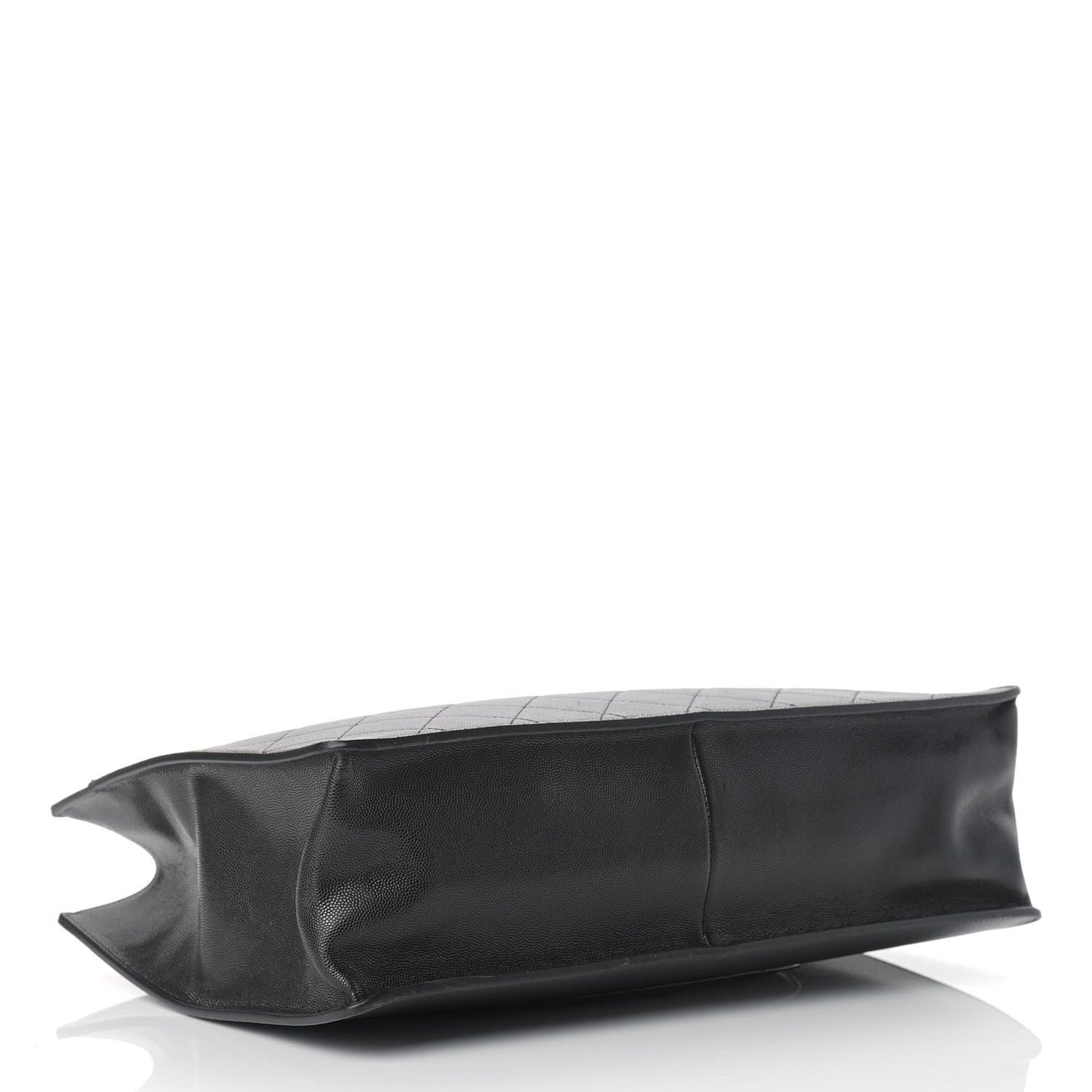 Caviar Quilted My Everything Large Shopping Tote Black