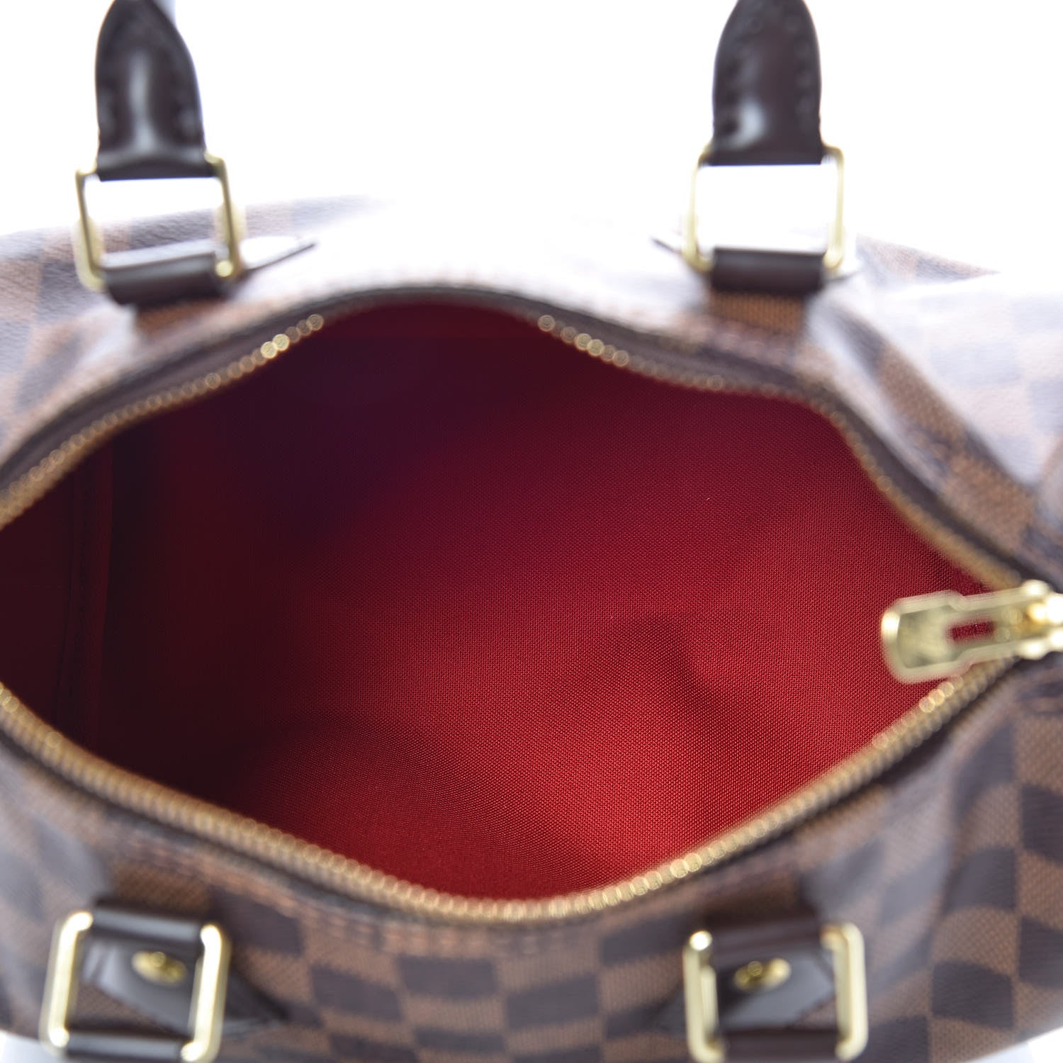 Louis Vuitton Damier Ebene Speedy Bandouliere 25 7 of 12