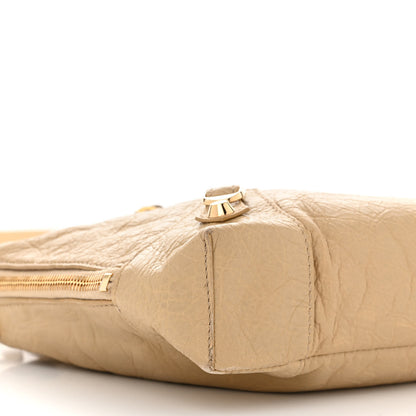 Balenciaga Agneau Classic Gold Hardware XS Reporter Crossbody Beige Sable 9 of 10