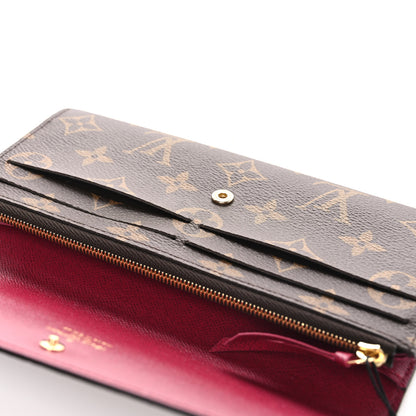 Louis Vuitton Monogram Emilie Wallet Fuchsia 9 of 9