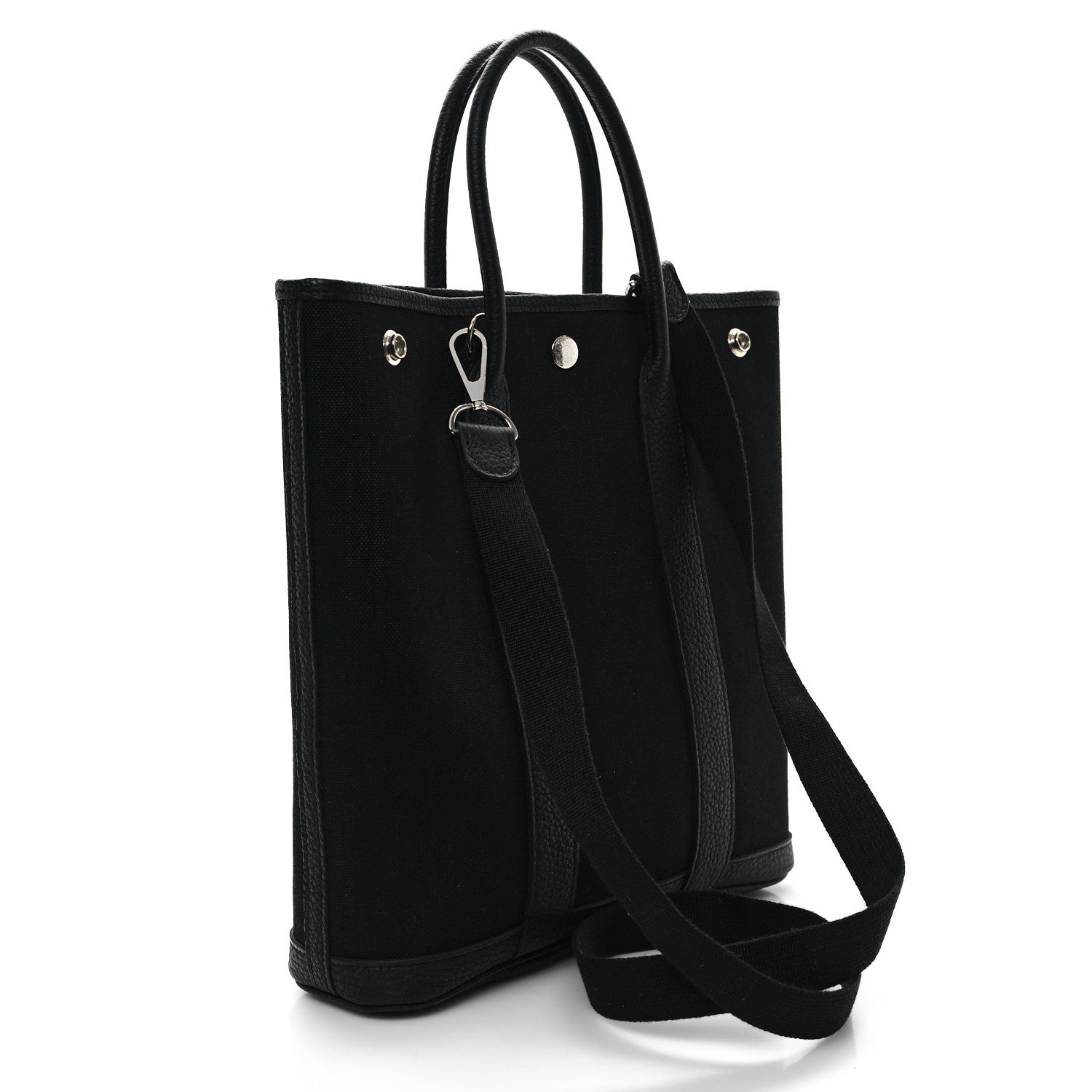 Hermes Toile Militaire Vache Country Garden File 28 Black 2 of 9