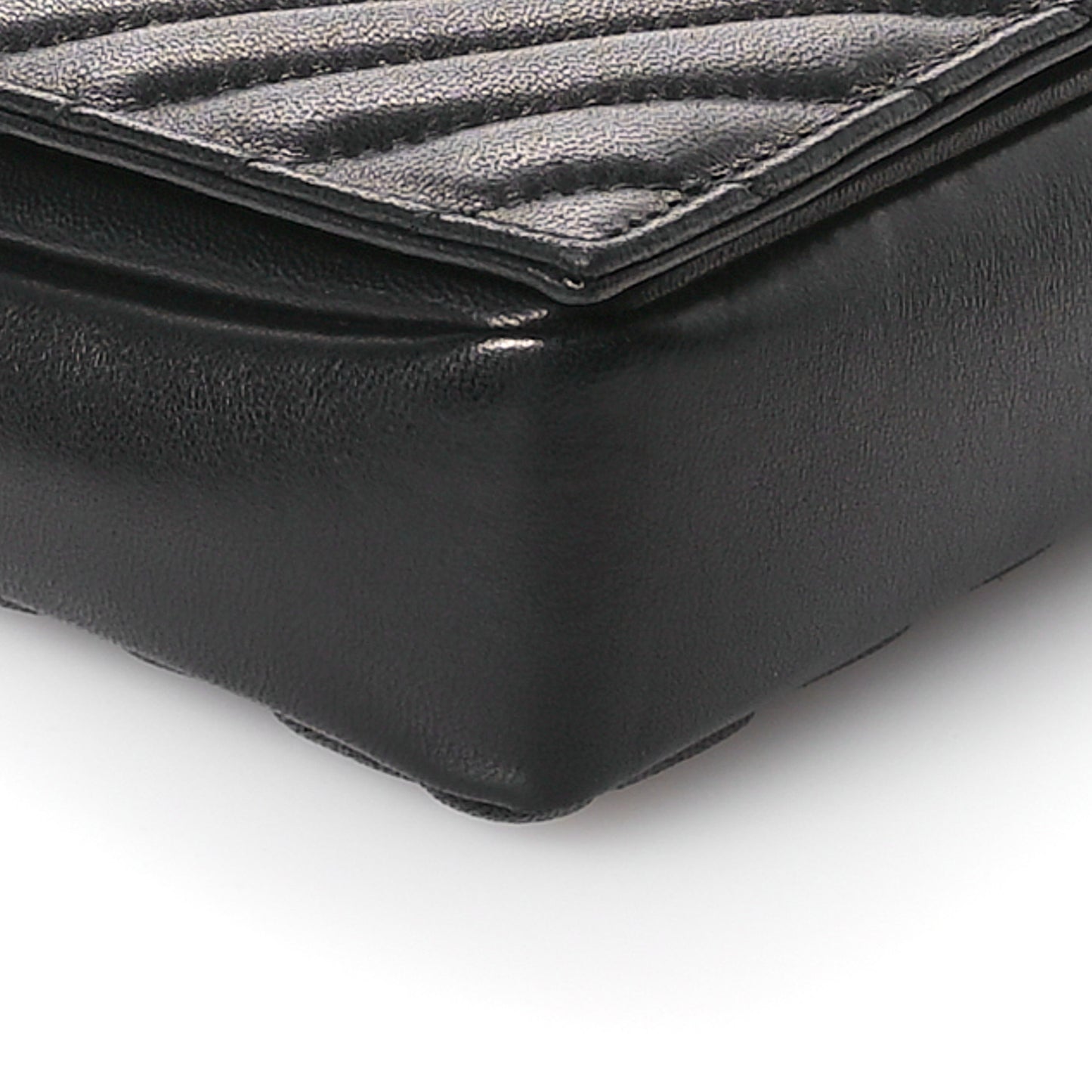Lambskin Matelasse Monogram Kate 99 Black