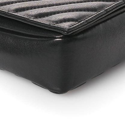 Saint Laurent Lambskin Matelasse Monogram Kate 99 Black 9 of 10