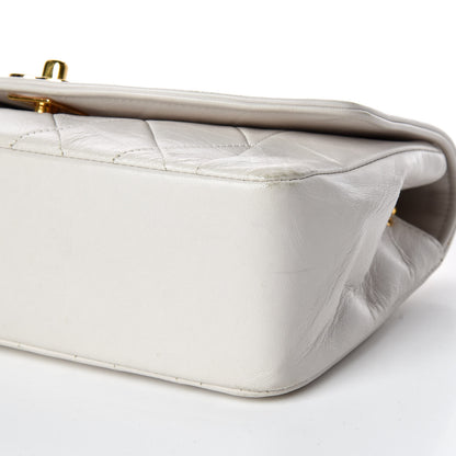 Chanel Lambskin Quilted Small Single Flap White 6 of 22