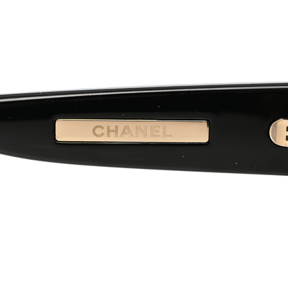 Chanel Acetate Cat Eye Sunglasses 6054 Black 5 of 7