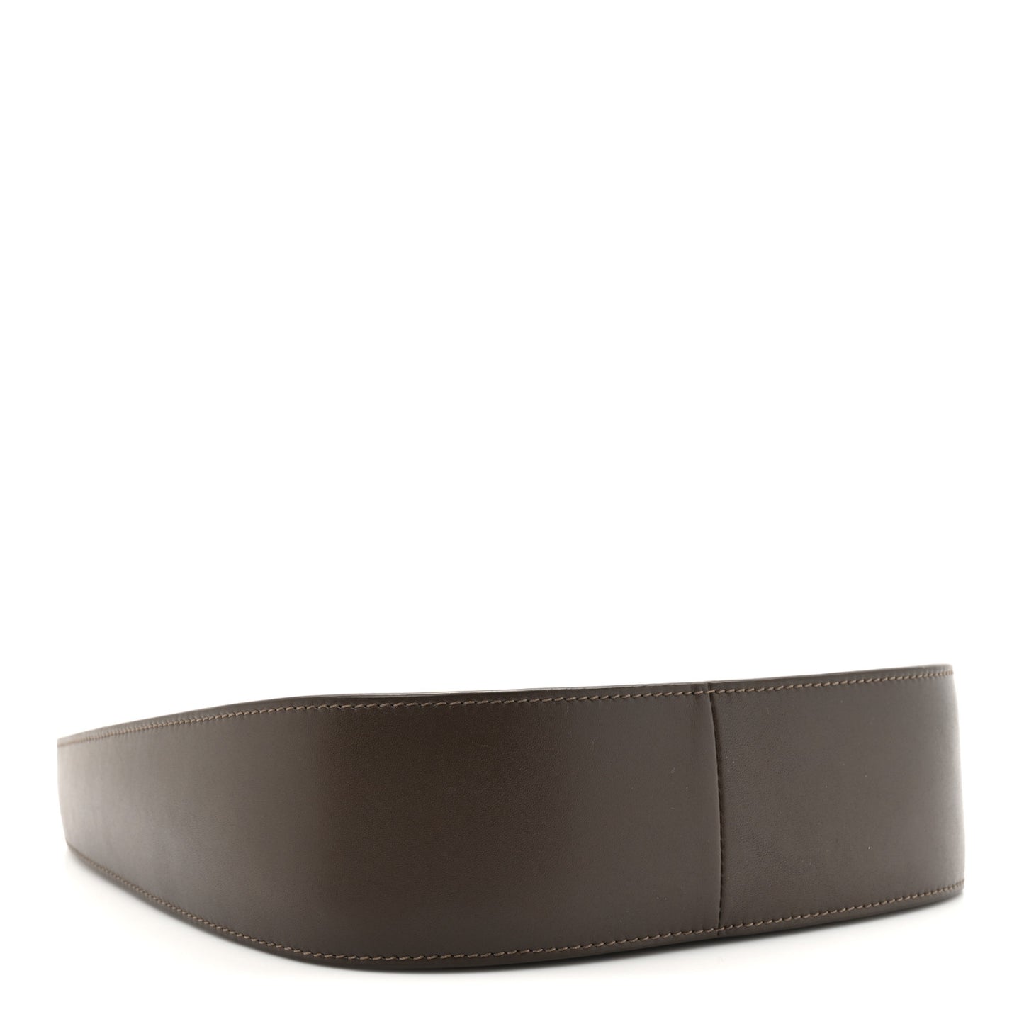 Smooth Calfskin Half Moon Shoulder Bag Brown