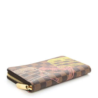 Louis Vuitton Damier Ebene 2014 Christmas Animation Zippy Wallet 4 of 7