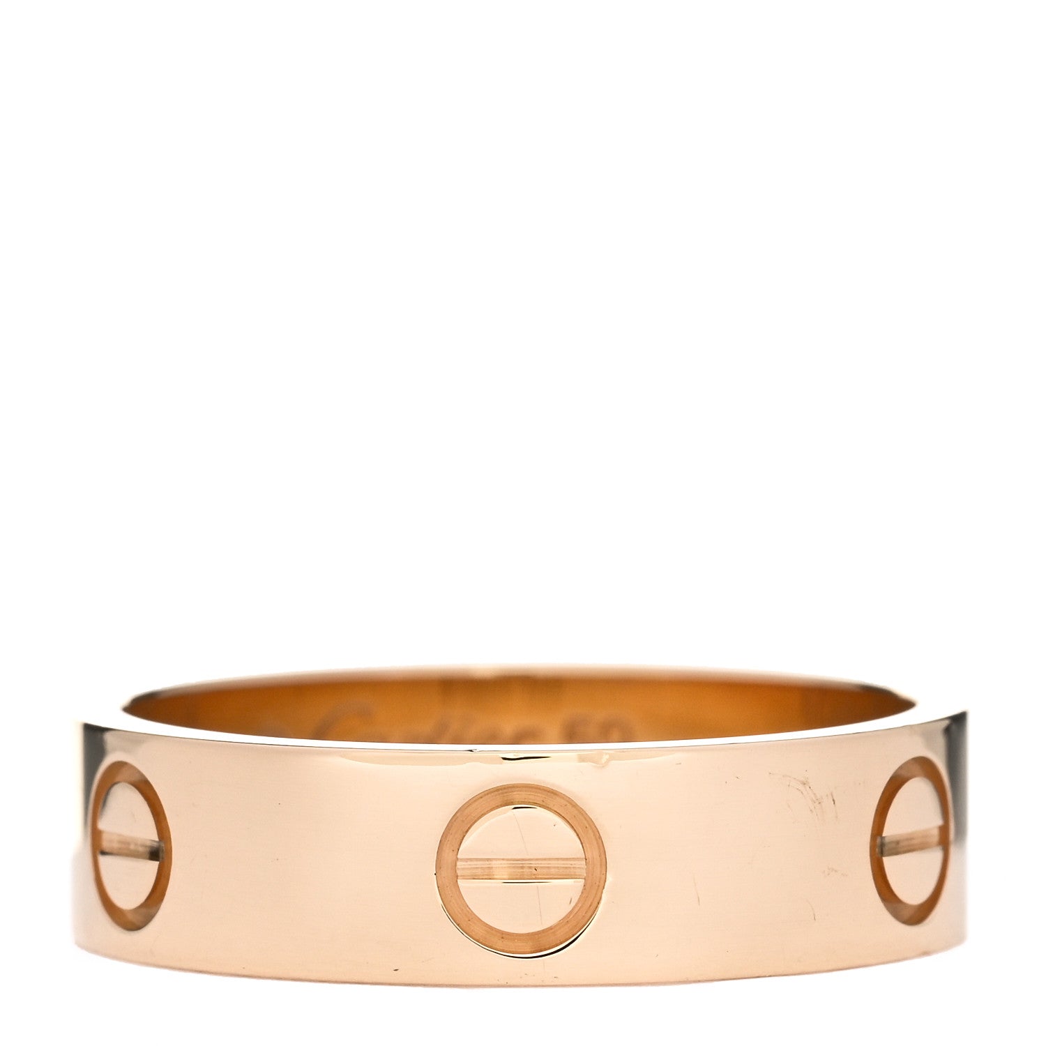 Cartier 18K Yellow Gold 5.5mm LOVE Ring 59 8.75 1 of 5