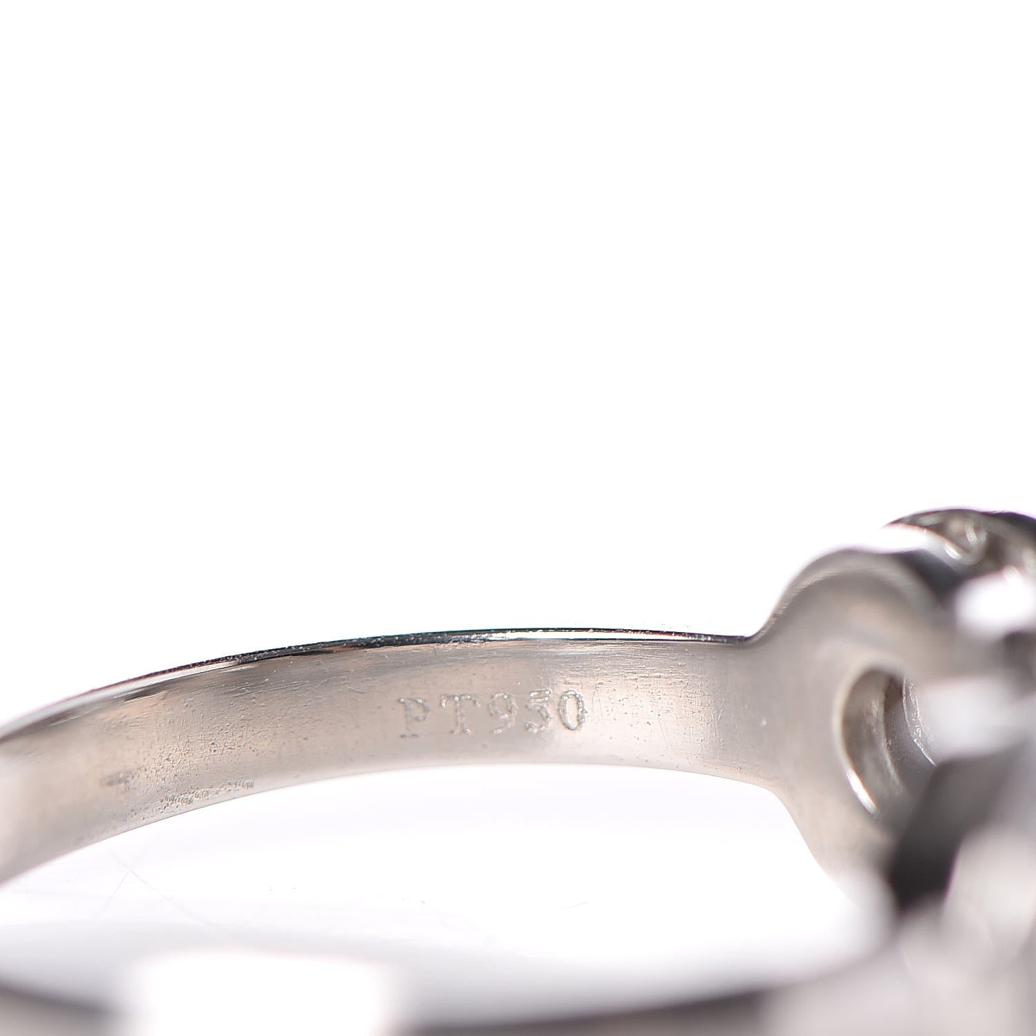 Tiffany Platinum Diamond Circlet Ring 5.5 6 of 6