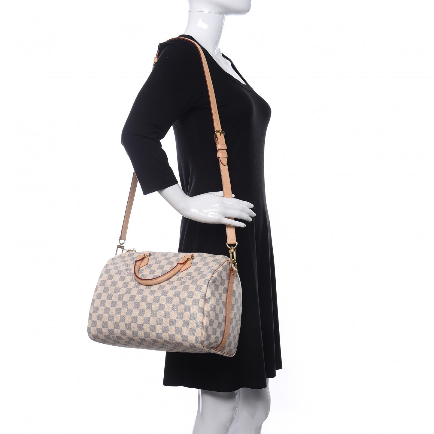 Damier Azur Speedy Bandouliere 30