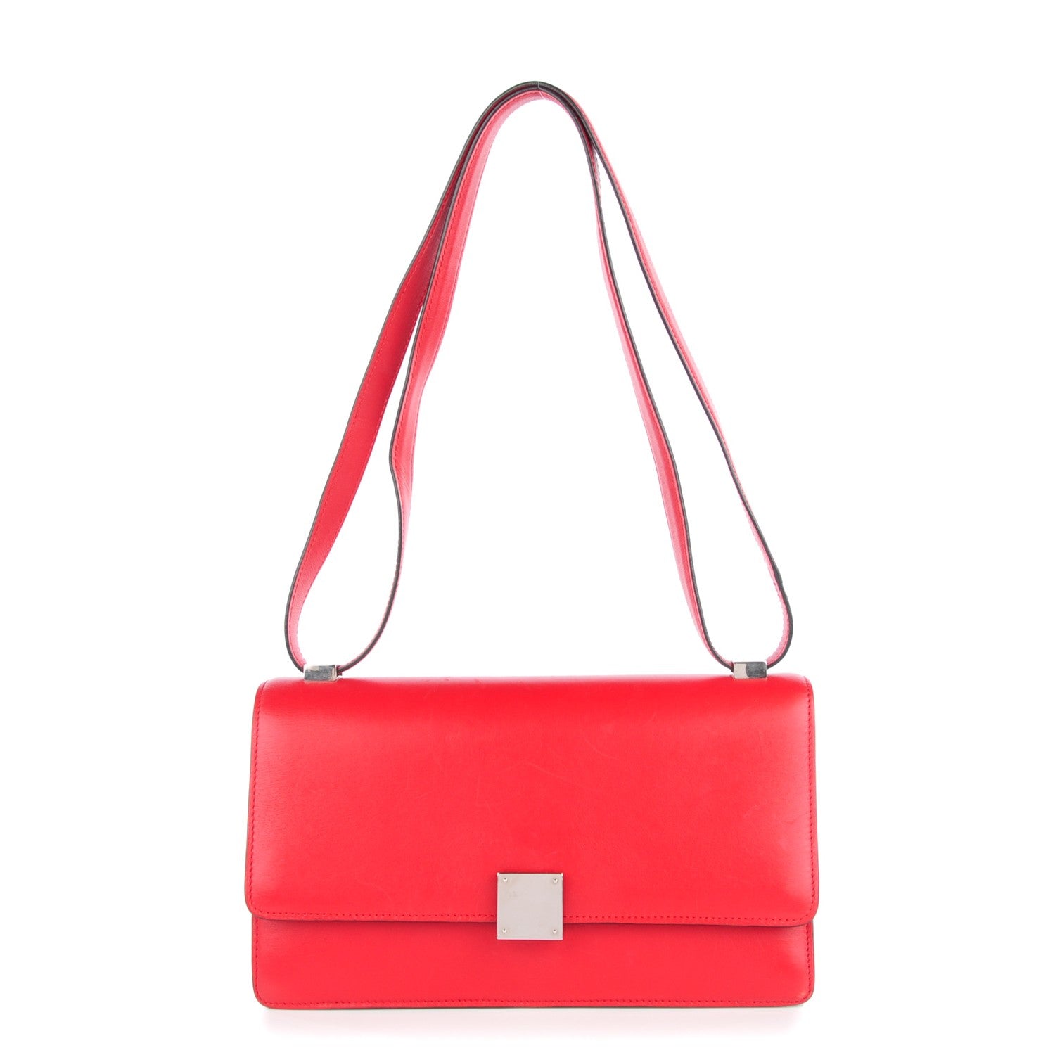 Celine Smooth Calfskin Python Case Bright Red 1 of 7