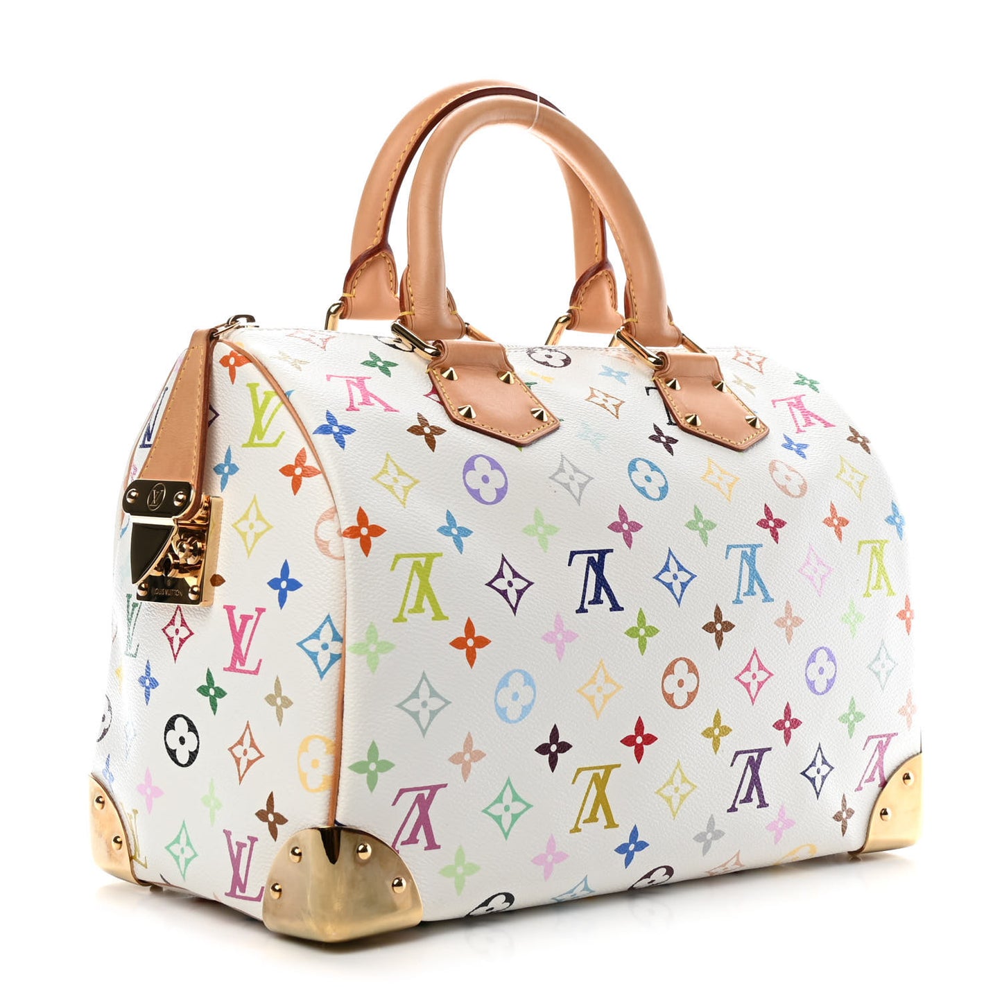 Monogram Multicolor Speedy 30 White