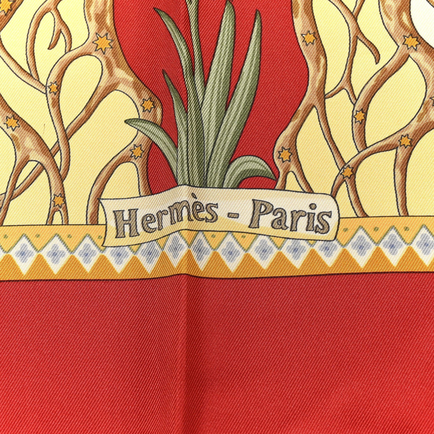 Hermes Silk Axis Mundi Scarf 90 2 of 5