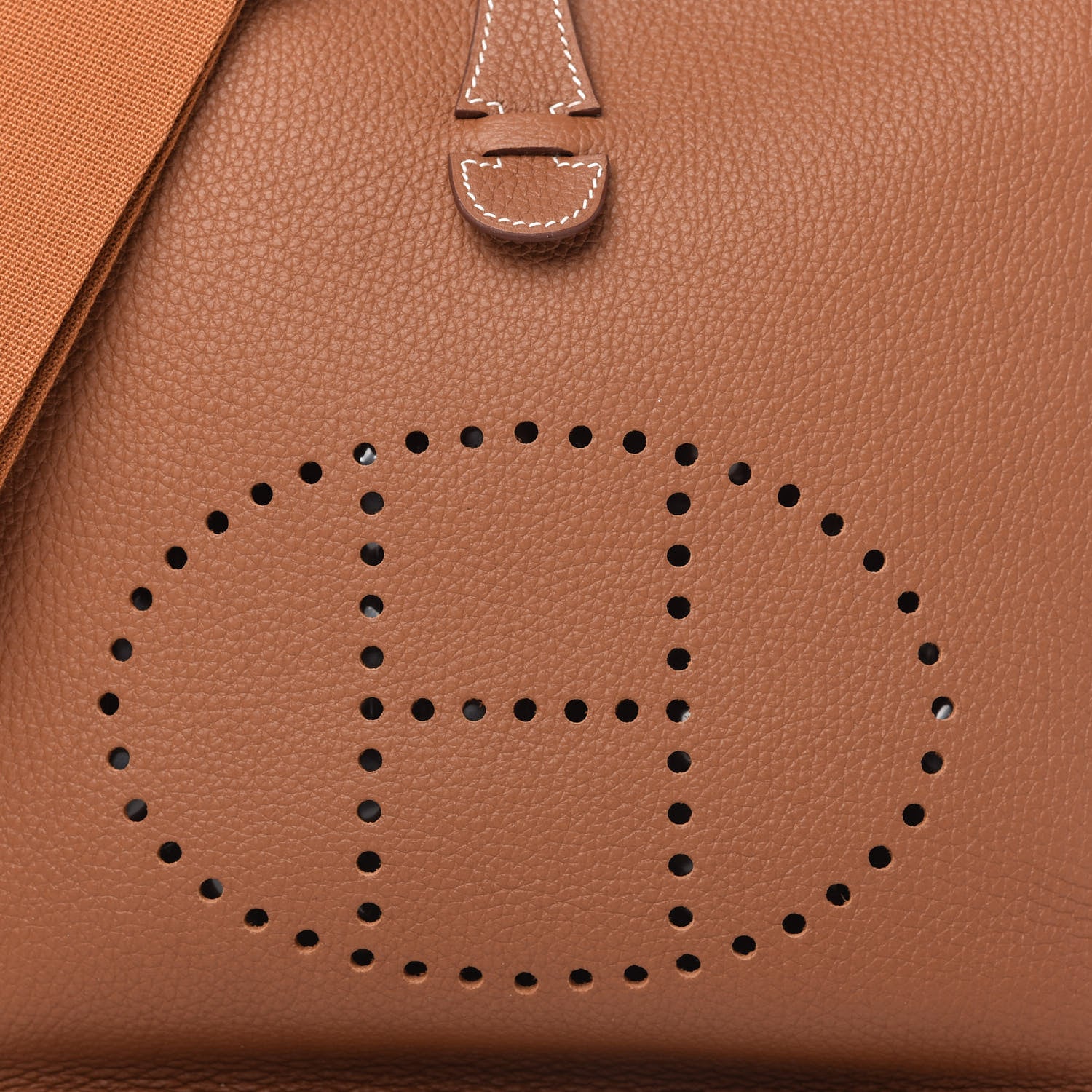 Hermes Taurillon Clemence Evelyne III GM Gold 9 of 11