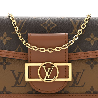 Louis Vuitton Reverse Monogram Dauphine Chain Wallet 7 of 9