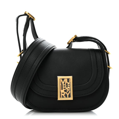 Mulberry Silky Calfskin Mini Sadie Satchel Black 1 of 11