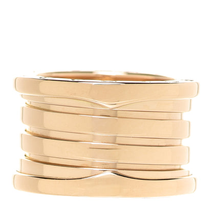 Bulgari 18K Yellow Gold B.Zero1 Five-Band Anniversary Ring 48 4.5 3 of 4