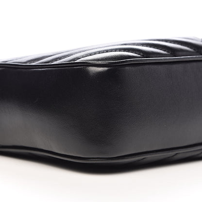 Saint Laurent Calfskin Matelasse Monogram Lou Camera Bag Black 8 of 10