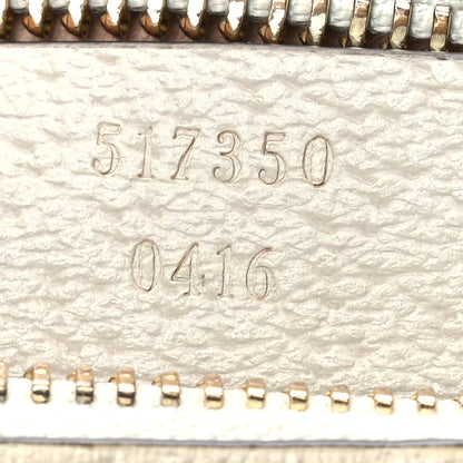 Gucci GG Supreme Monogram Textured Calfskin Web Mini Ophidia Shoulder Bag Beige Ebony Mystic White 7 of 13