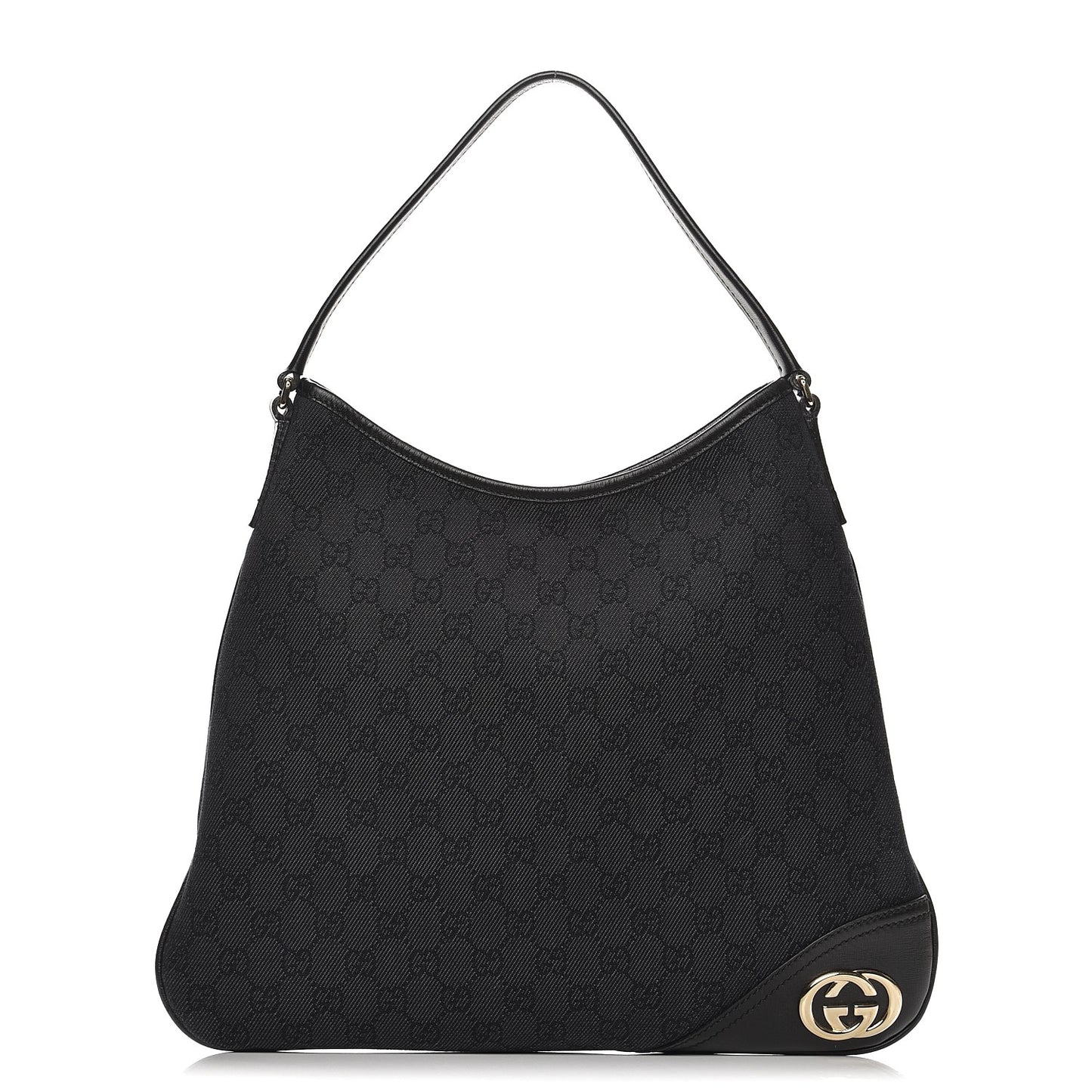 Monogram Medium New Britt Hobo Black