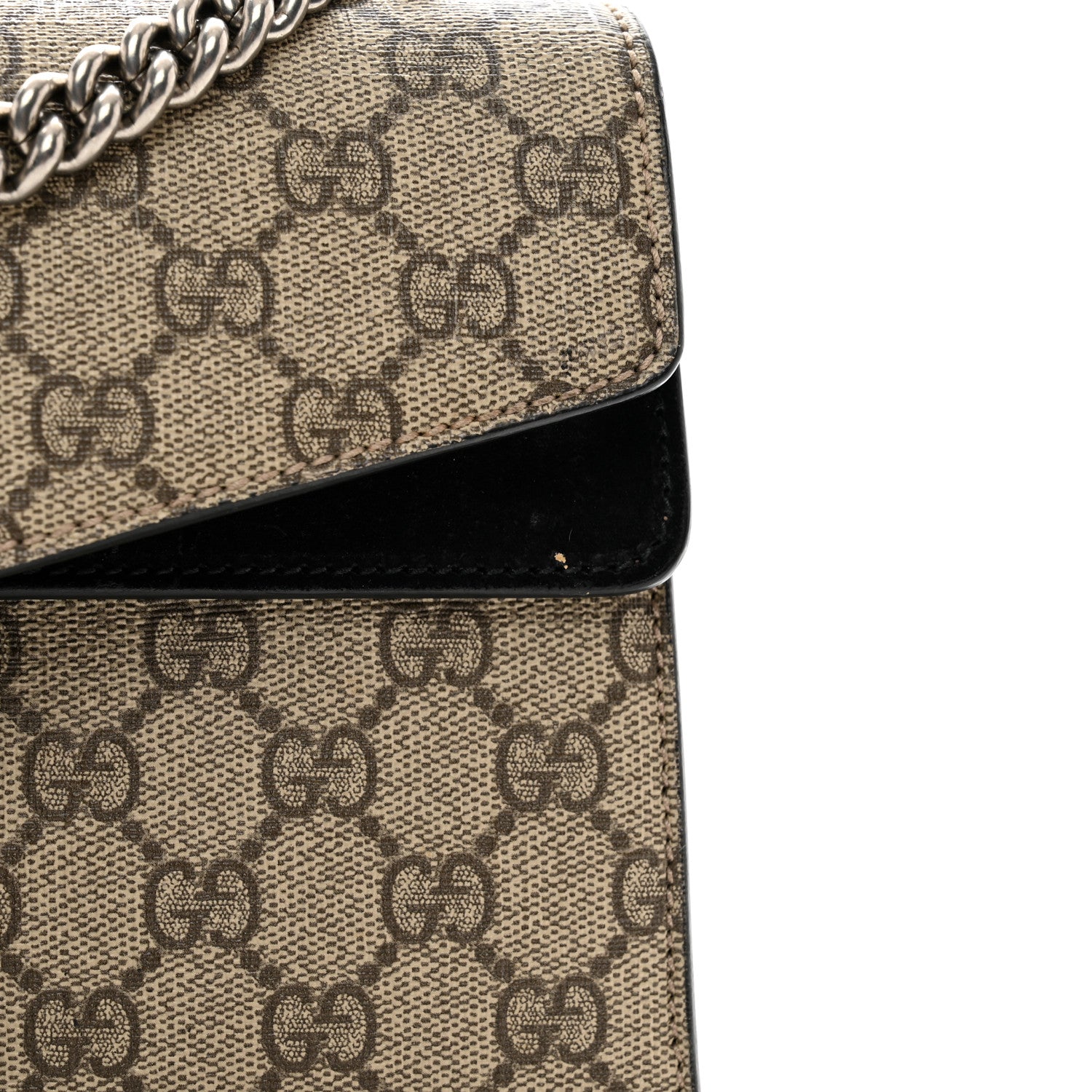 Gucci GG Supreme Monogram Small Dionysus Shoulder Bag Black 11 of 12