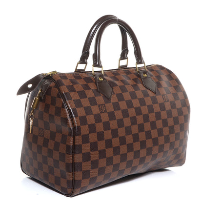 Louis Vuitton Damier Ebene Speedy 30 3 of 8