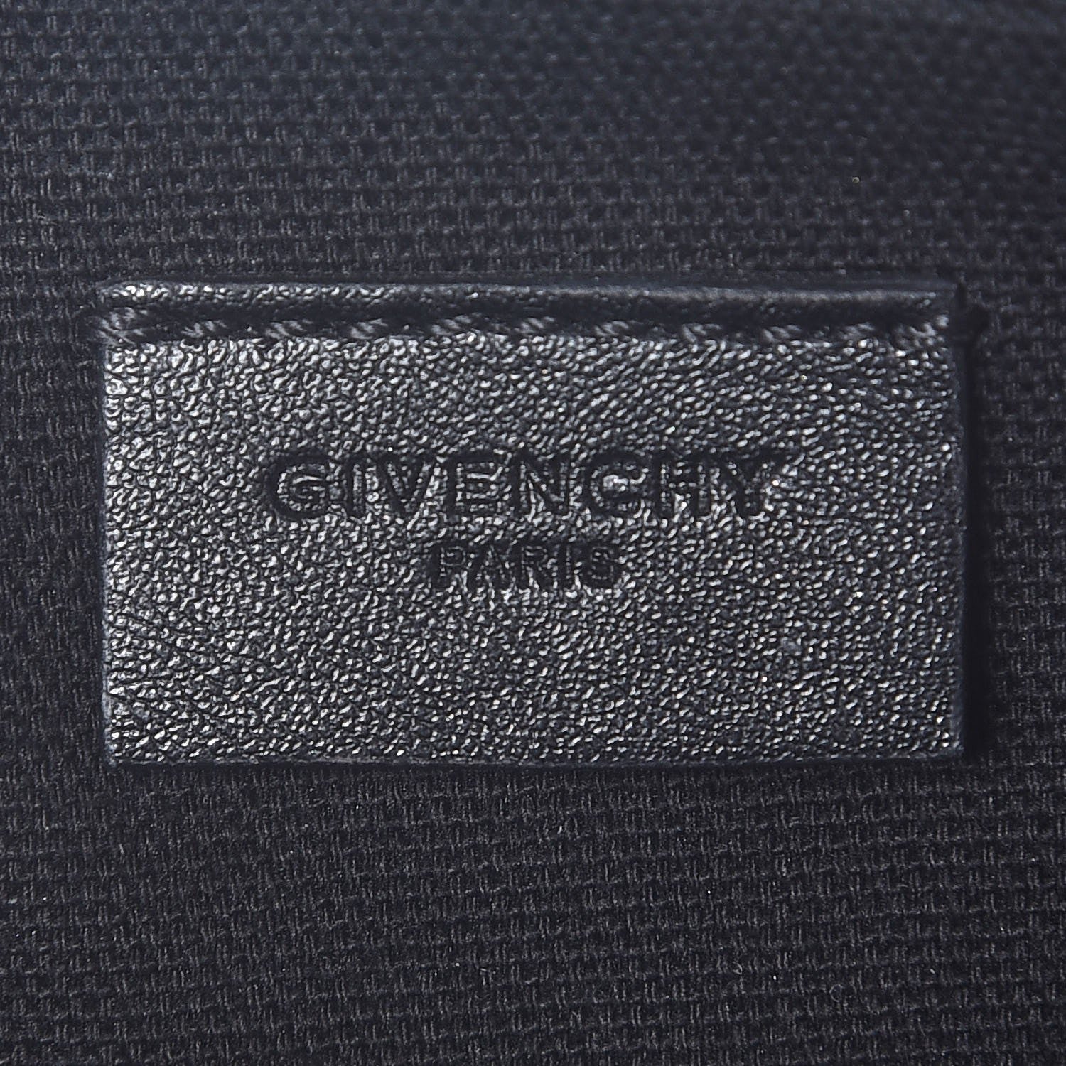 Givenchy Coated Canvas Pansy Print Large Zip Pouch Black 6 of 7