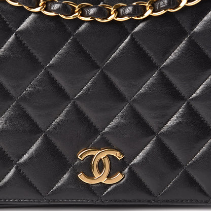 Chanel Lambskin Quilted Small Single Flap Bag Black 13 of 14