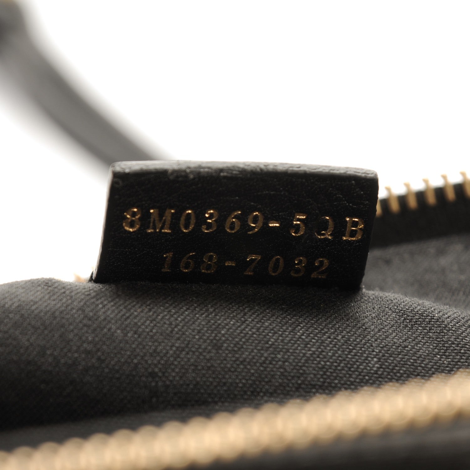 Fendi Vitello Elite Studded Monster Crossbody Bag Black 7 of 7