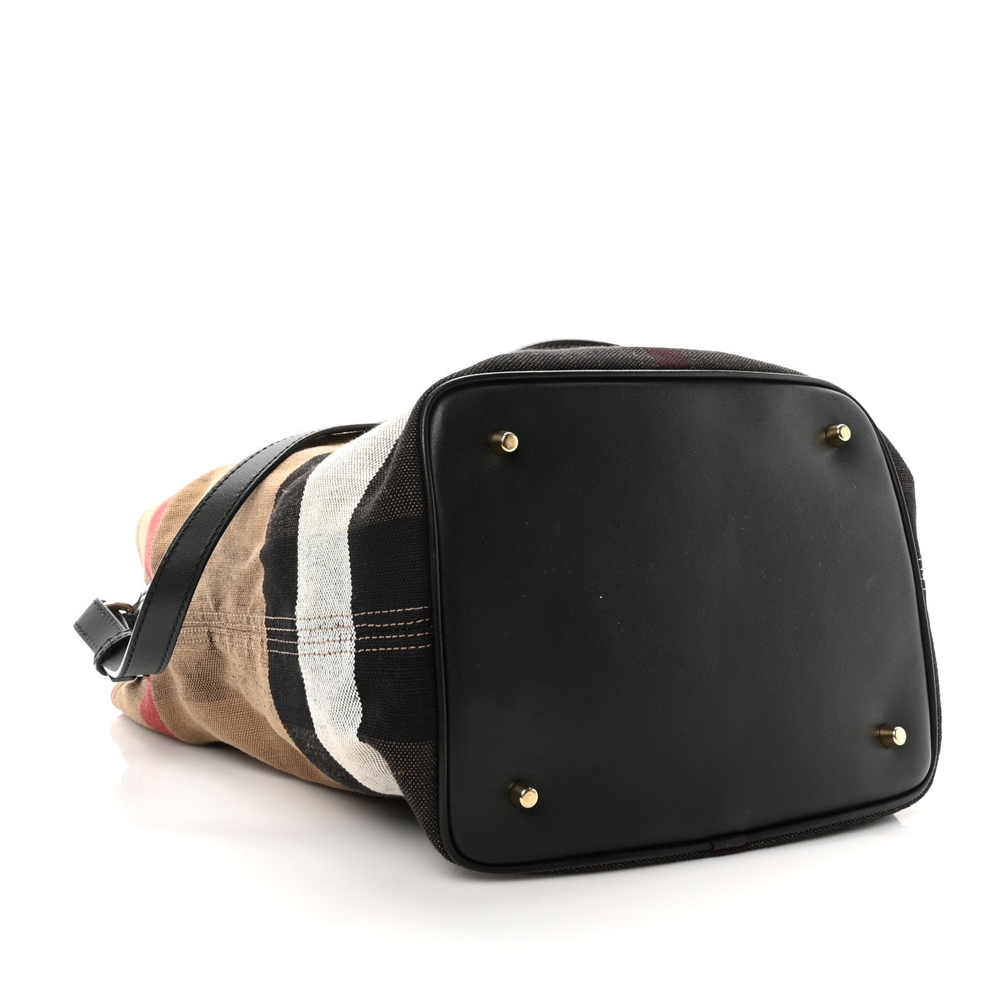 Canvas Mega Check Medium Ashby Hobo Black
