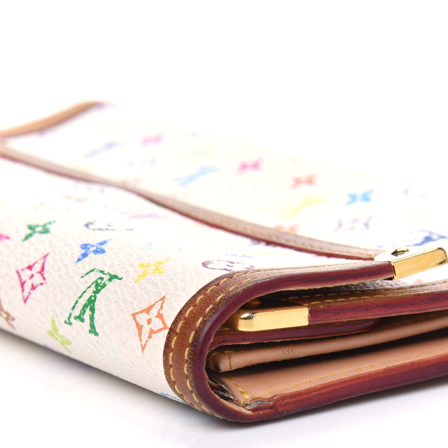 Monogram Multicolor Porte Tresor International Wallet White