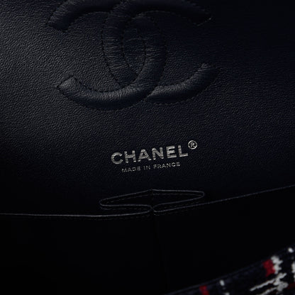 Chanel Tweed Quilted Medium Double Flap Multicolor 8 of 10