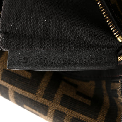 Fendi Fabric Jacquard FF 1974 Medium Baguette Tobacco Moro Black 7 of 10